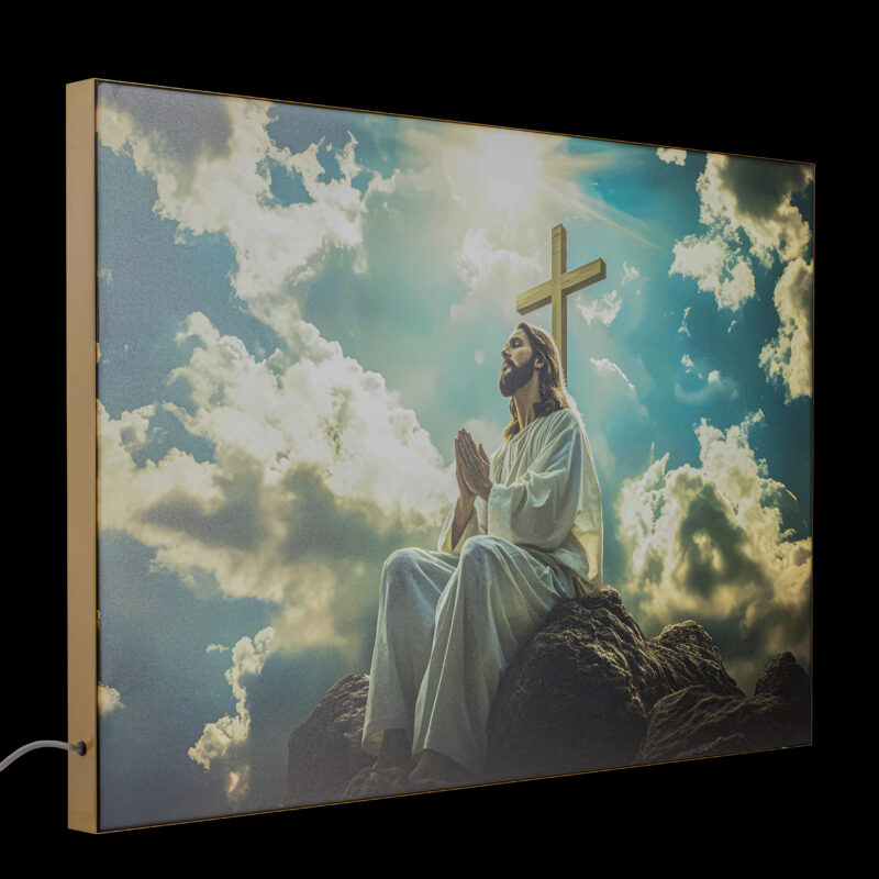 Podświetlany Obraz na Płótnie 70cm x 100cm w klasycznej ramie - obrazek 5