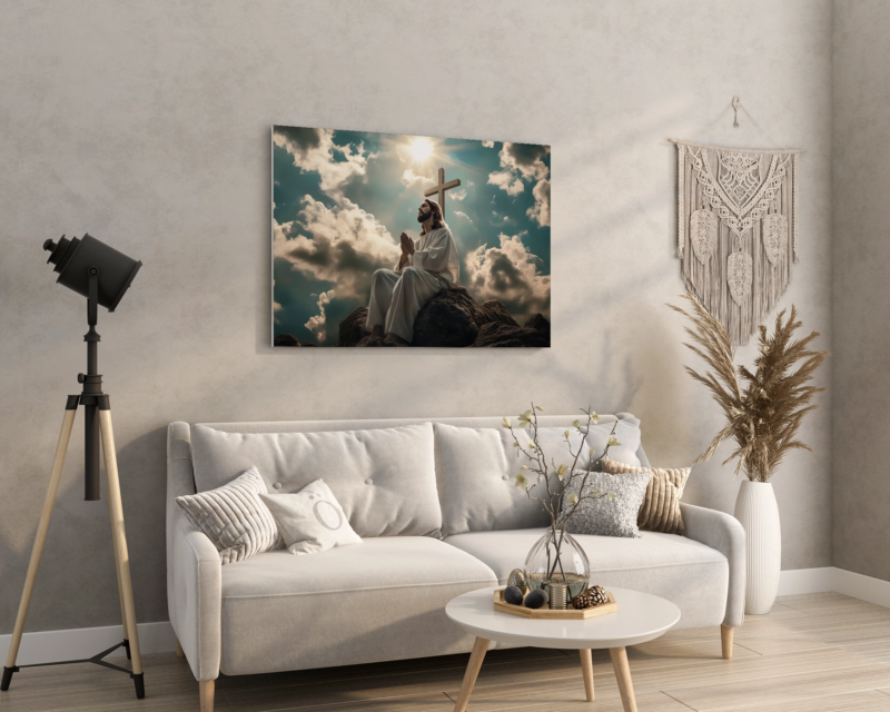 Podświetlany Obraz na Płótnie 70cm x 100cm w klasycznej ramie